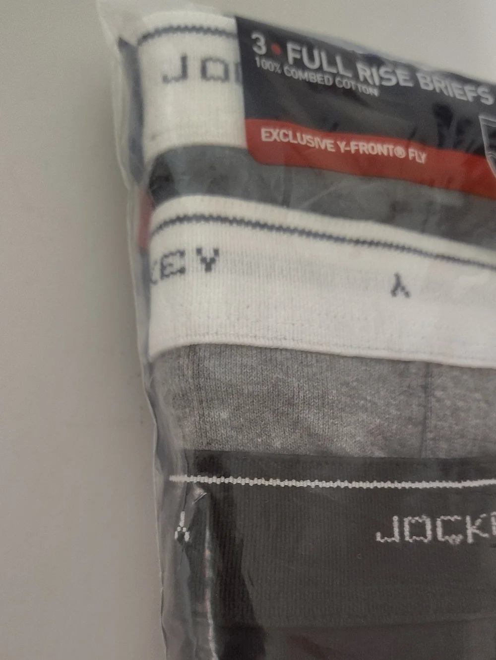 Vintage 2004 Jockey C Men’s Full Rise Briefs In Assorted Colors -3 Pack -Size 36